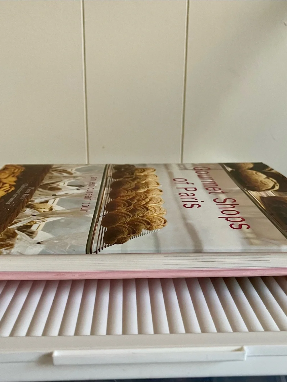 *Vintage* Gourmet Shops of Paris book— Brown & White Parisian Bakes